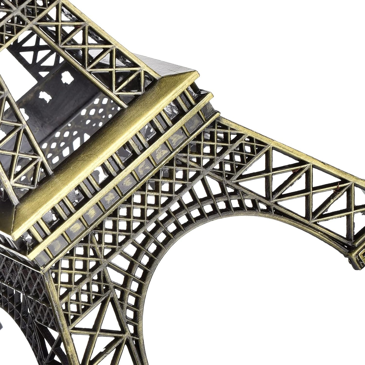 7-Inch Eiffel Tower Statue Home Decor | Bronze Alloy Metal Paris Landmark Model for Desk