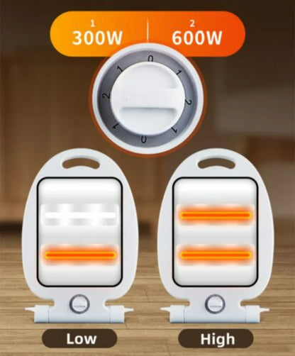 Electric Fan Heater Mini Mobile Heater Home Heating