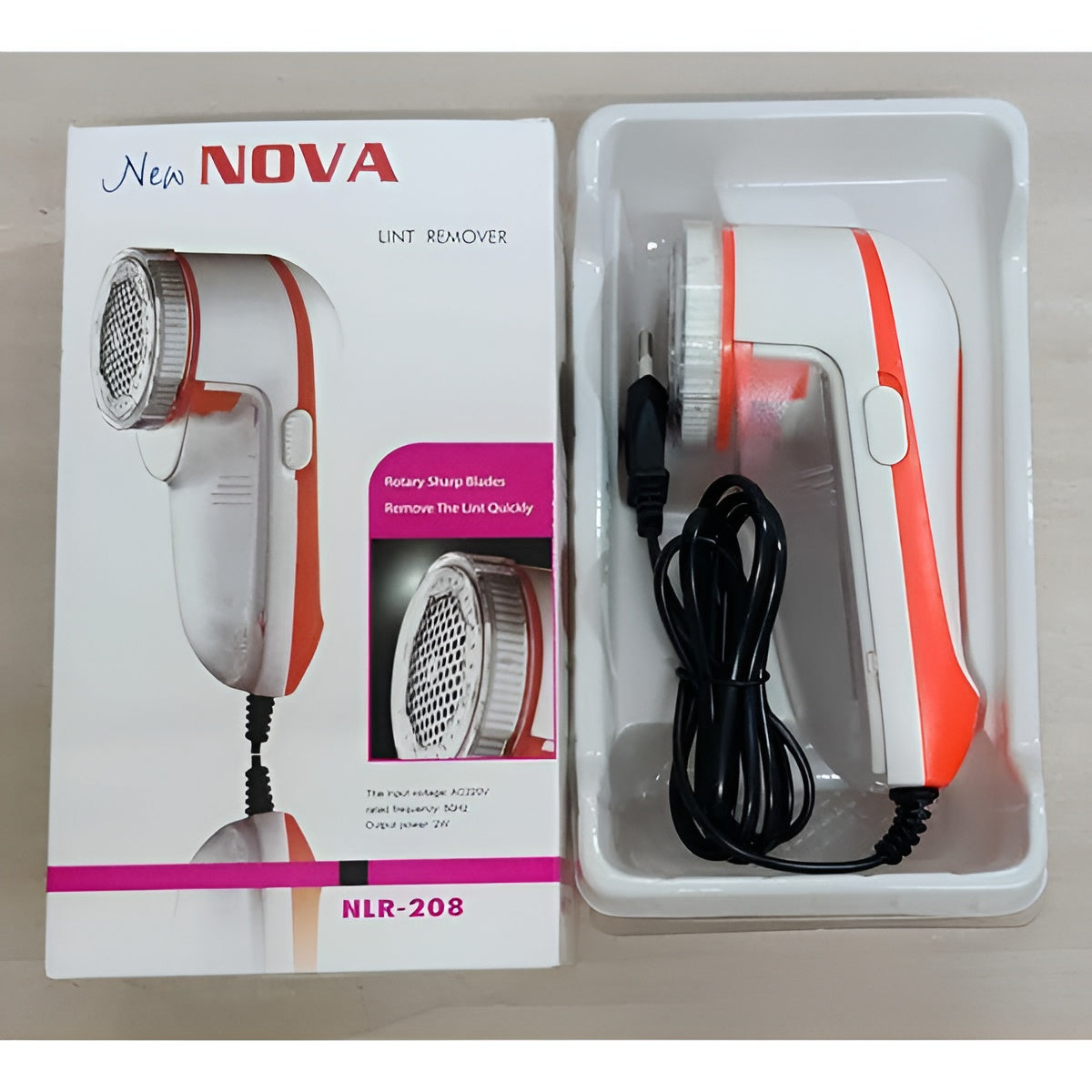 New NOVA NLR-208 Electric Fabric Lint Remover – Rechargeable