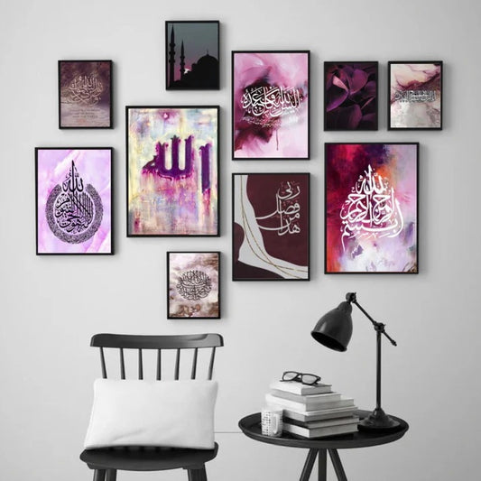Wooden Photo Frame Set – 10 Pcs Assorted Sizes