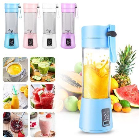 Rechargeable Portable Mini Juicer Blender – 6 Blades