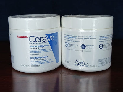 CeraVe Moisturizing Cream | Deep Hydration for Dry to Very Dry Skin | With Ceramides & Hyaluronic Acid
